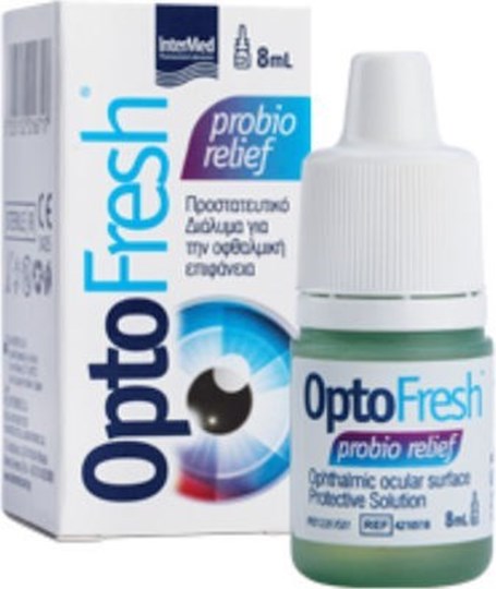 Picture of Intermed  OptoFresh probio relief Οφθαλμικές Σταγόνες για Ξηροφθαλμία 8ml
