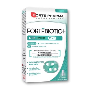 Picture of Forté Pharma ForteBiotic ΑΤΒ Levure 10CAPS