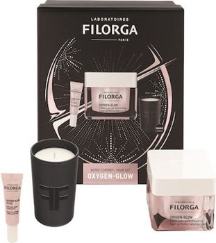 Picture of Filorga Set Oxygen Glow Cream Κρέμα για Λαμπερό & Αψεγάδιαστο Δέρμα 50ml + Δώρο Oxygen Glow Eye Cream 4ml + Αρωματικό Κερί 1τμχ