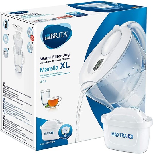 Picture of Brita Marella Cool Κανάτα Σερβιρίσματος Πλαστική White με 1 Ανταλλακτικό Φίλτρο Maxtra+ 3500ml