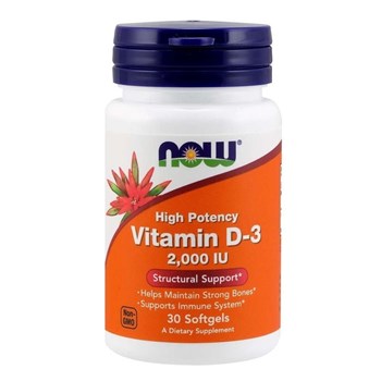 Picture of Now Foods Vitamin D-3 2000 IU, 30softgels