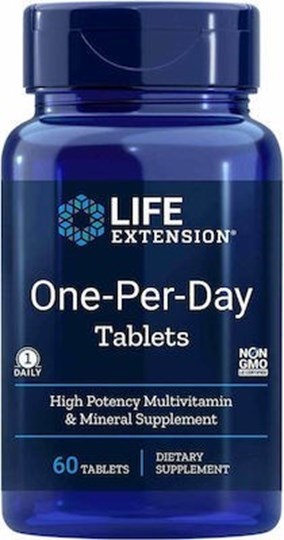 Picture of Life Extension One-Per-Day Βιταμίνη για Ενέργεια 60 ταμπλέτες