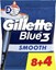 Picture of Gillette Blue 3 Smooth Ξυραφάκια μιας Χρήσης με 3 Λεπίδες και Λιπαντική Ταινία (8+4 Δώρο) 12τμχ