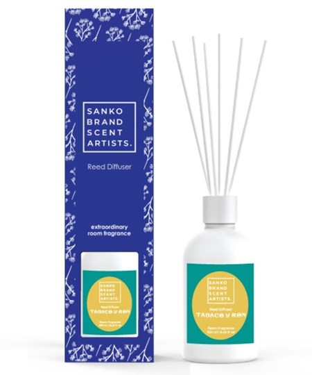 Picture of SANKO  Reed Diffuser αρωματικό χώρου Tabaco y Ron 250 ml