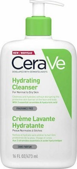 Picture of CERAVE Hydrating Cleanser Κρέμα Καθαρισμού Προσώπου & Σώματος 473ml