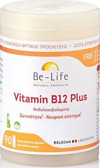 Picture of Be-Life Vitamin B 12 Plus Βιταμίνη για Ενέργεια & Ανοσοποιητικό 90 κάψουλες