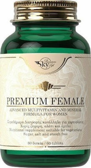Picture of Sky Premium Life Female Βιταμίνη για Ενέργεια & Ανοσοποιητικό 60 ταμπλέτεςευσης Εγχειρίδιο Οδηγιών