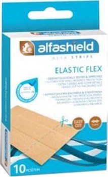 Picture of Karabinis Medical Αυτοκόλλητα Επιθέματα Alfashield Strips Elastic Flex 100x60mm 10τμχ