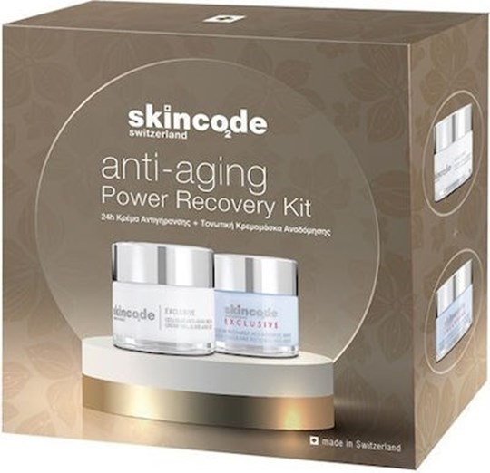 Picture of Skincode Anti-aging Power Recovery Kit Σετ Περιποίησης για Αντιγήρανση με Κρέμα Προσώπου & Μάσκα Προσώπου 50ml