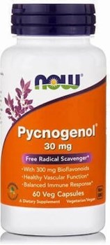 Picture of NOW Pycnogenol® 30 mg Veg 60 Capsules