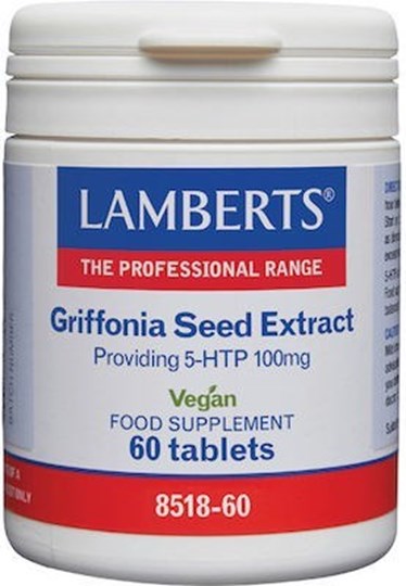 Picture of Lamberts Griffonia Seed Extract Providing 5-HTP 100mg, 60tabs