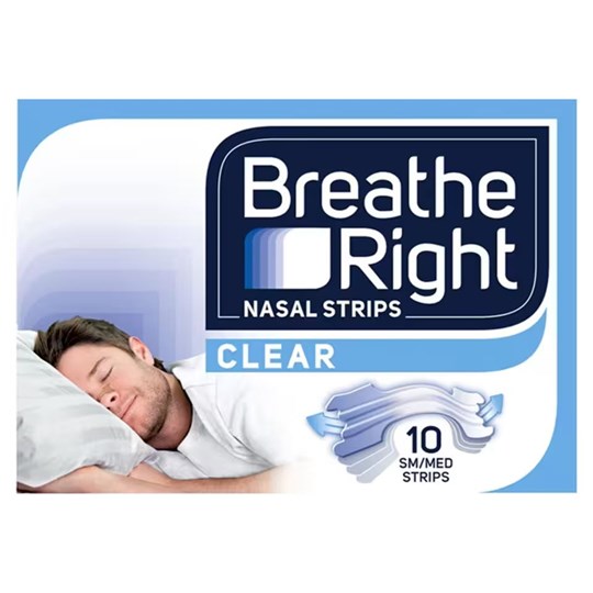 Picture of Breathe Right Nasal Strips Clear 10 Strips