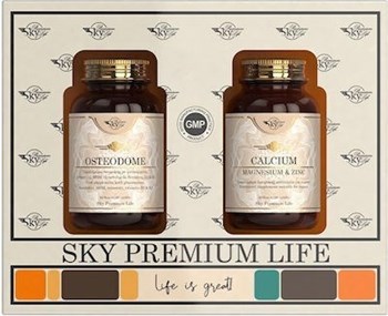 Picture of Sky Premium Life Osteodome 60 ταμπλέτες & Calcium, Magnesium & Zinc 60 ταμπλέτες