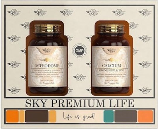 Picture of Sky Premium Life Osteodome 60 ταμπλέτες & Calcium, Magnesium & Zinc 60 ταμπλέτες