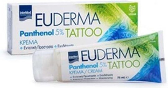 Picture of Intermed Euderma Panthenol 5% Tattoo Κρέμα Σώματος Ανάπλασης 75gr