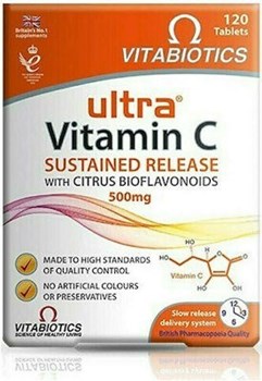 Picture of Vitabiotics ULTRA® VITAMIN C  SR & Bioflavonoid 500mg 60TABS