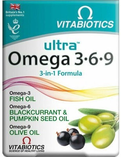 Picture of VITABIOTICS ULTRA® OMEGA-3-6-9 60caps