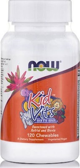 Picture of Now Kid Vits Berry Blast Βιταμίνη Berry Blast 120 μασώμενες ταμπλέτες