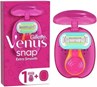 Picture of Gillette Venus Snap Extra Smooth Ξυραφάκι Σώματος με Ανταλλακτική Κεφαλή 5 Λεπίδων & Λιπαντική Ταινία Cosmo Pink