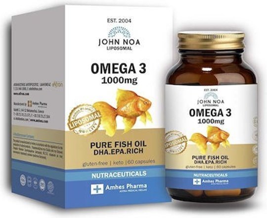 Picture of John Noa Liposomal Omega 3 1000mg 60caps