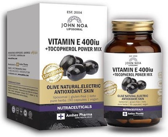 Picture of John Noa Liposomal Vitamin E 400iu 90 φυτικές κάψουλες