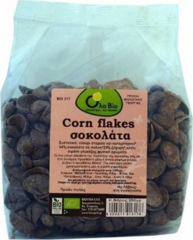 Picture of Όλα Bio Bio Δημητριακά Καλαμποκιού Corn Flakes Σοκολάτα Ολικής Άλεσης 250gr