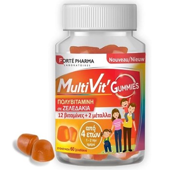 Picture of Forte Pharma MultiVit' Gummies kids 60 ζελεδάκια απο 4 ετών