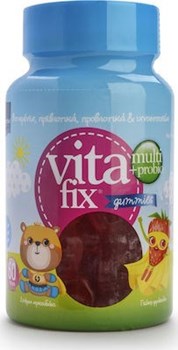 Picture of Intermed Vitafix Multi+probio gummies 60 ζελεδάκια Γεύση φράουλα