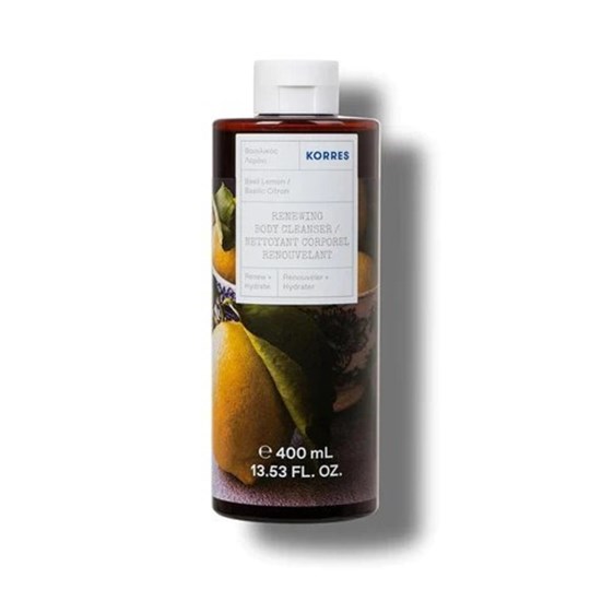 Picture of Korres Renewing Body Cleanser Basil Lemon Αφρόλουτρο Βασιλικός Λεμόνι 400ml