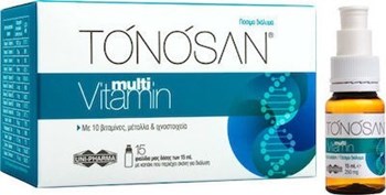 Picture of UNI-PHARMA Tonosan Multivitamin 15vials