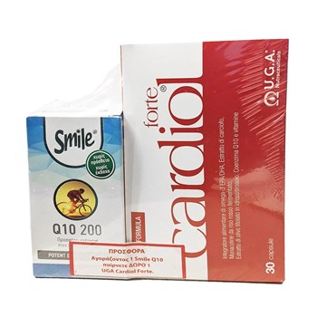 Picture of Smile Q10 200 60 κάψουλες & Uga Cardiol Forte 30 κάψουλες