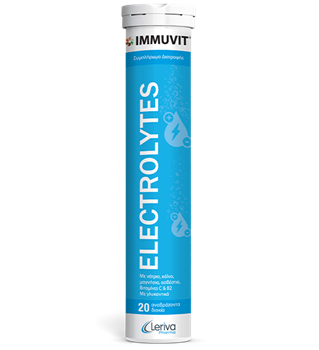 Picture of Leriva Pharma Immuvit Electrolytes Λεμόνι 20 αναβράζοντα δισκία