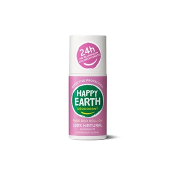 Picture of Happy Earth Αποσμητικό 24h σε Roll-On Χωρίς Αλουμίνιο Λεβάντα -Ylang ylang  75ml