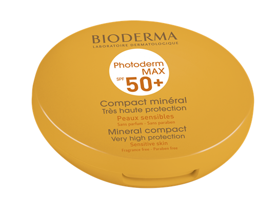 Picture of Bioderma Photoderm Compact Mineral Αδιάβροχη Αντηλιακή Πούδρα Προσώπου SPF50 με Χρώμα Light 10gr