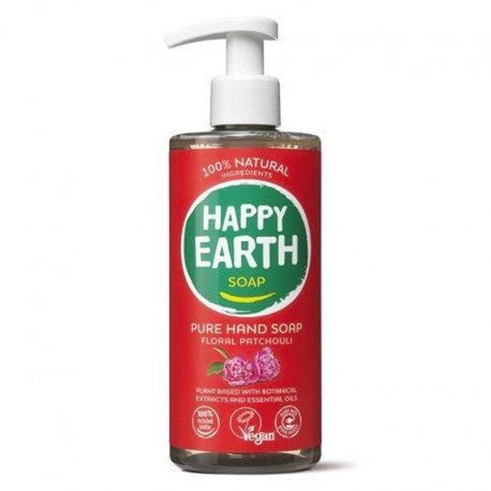 Picture of Happy Earth Υγρό Σαπούνι Χεριών Floral Patchouli 300 mL