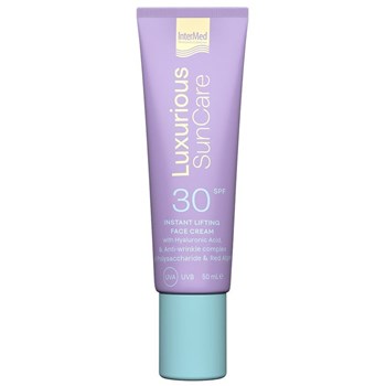 Picture of Intermed Luxurious Suncare SPF30 Instant Lifting Face Cream with Hyaluronic Acid 50ml