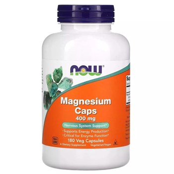 Picture of Now Foods Magnesium 400mg 180 φυτικές κάψουλες