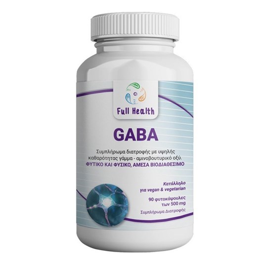 Picture of FULL HEALTH GABA 500MG 90 VCAPS