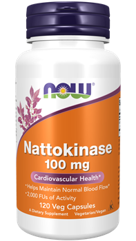 Picture of NOW NATTOKINASE 100MG  120 VCAPS