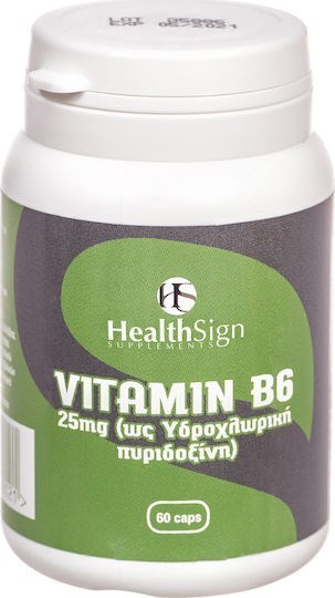 Picture of HEALTH SIGN Vitamin B6 25 mg  60 caps