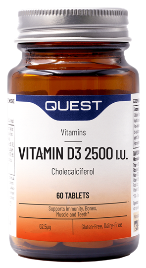 Picture of Quest Vitamin D3 2500iu 60 ταμπλέτες