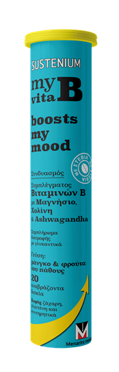 Picture of MENARINI SUSTENIUM MY VITA B Boosts my mood 20 αναβράζοντα δισκία
