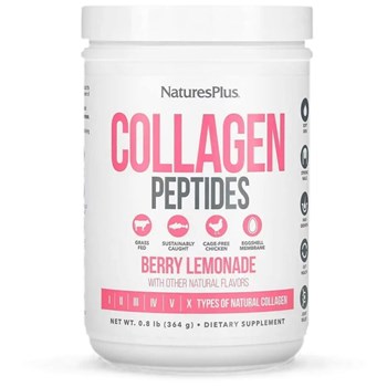 Picture of Natures Plus Collagen Peptides Berry Lemonade, 364g