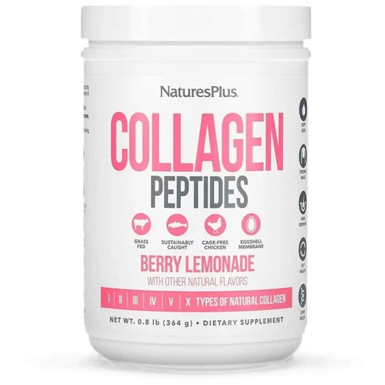 Picture of Natures Plus Collagen Peptides Berry Lemonade, 364g
