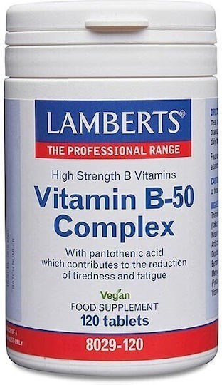 Picture of Lamberts Vitamin B 50 Complex 50mg, 120tabs