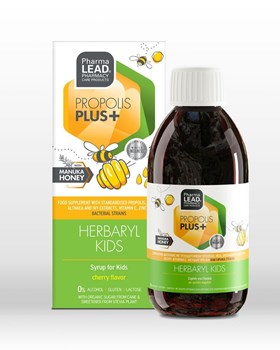 Picture of PHARMALEAD PROPOLIS PLUS HERBARYL SYRUP KIDS 200ML