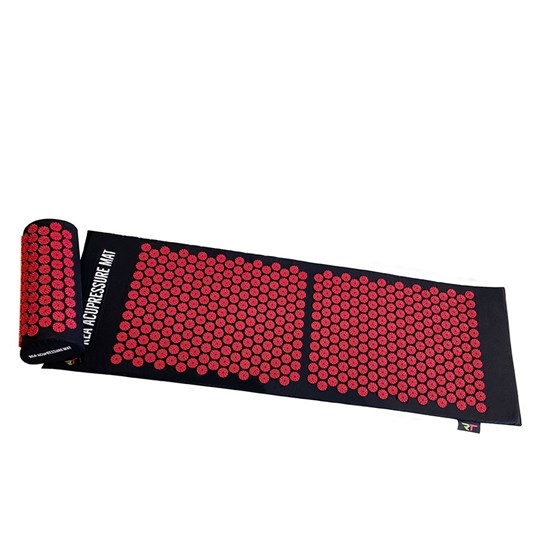 Picture of Rea Στρώμα Acupressure Set πιέσεων: Στρώμα 128x42cm & Μαξιλάρι 37x15x10cm - Μαύρο/Κόκκινο