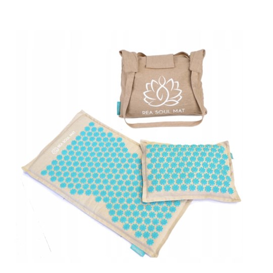 Picture of Rea Soul Set: Στρώμα 72x45cm & Μαξιλάρι πιέσεων 34x45cm - Γαλάζιο