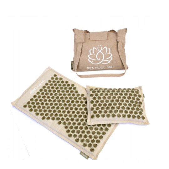 Picture of Rea Soul Set: Στρώμα 72x45cm & Μαξιλάρι πιέσεων 34x45cm - Χρυσό