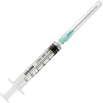 Picture of Nipro Σύριγγα με Βελόνα Nipro 2,5ml 21G 1 1/2''100τεμ